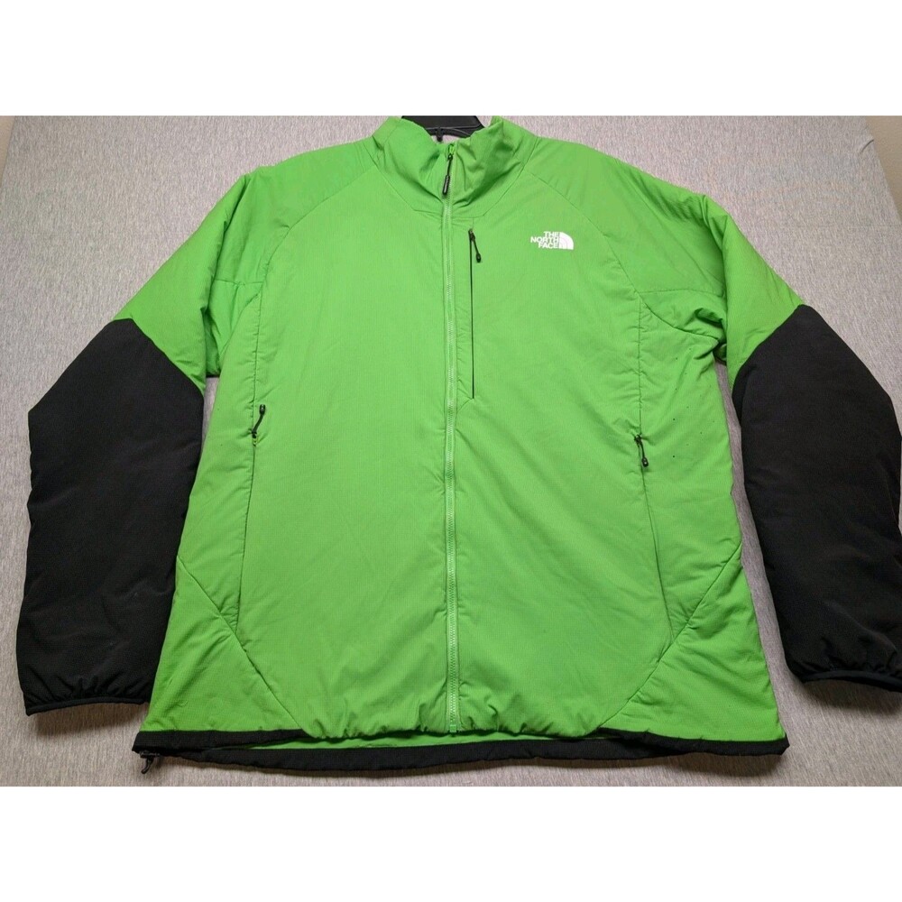 The North Face Ventrix Jacket Green Insulated Breathable Full Zip Men's Size XXL